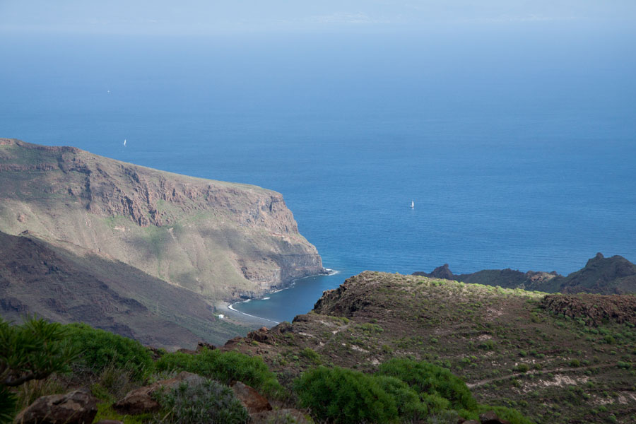Aussicht auf dem Rückweg auf den Playa-del-Cabrito