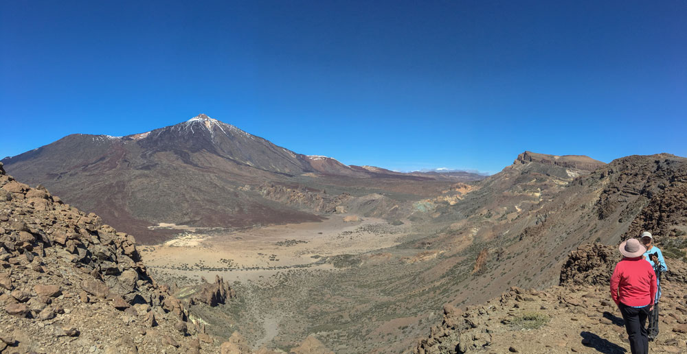 Fantastische Aussichten auf die Caldera und den gesamten Teide Nationalpark
