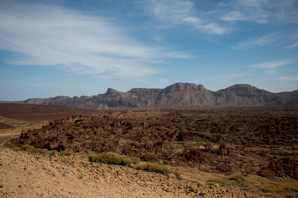 Blick auf die Caldera und die Cañadas