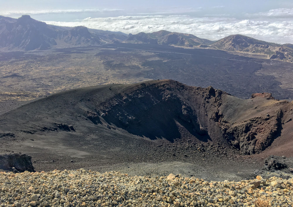 Narices del Teide mit Cañadas im Hintergrund