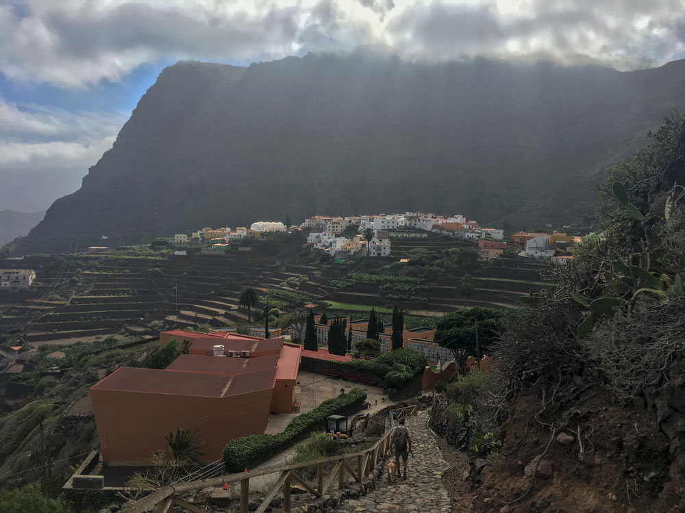 Abstieg Richtung Agulo - Friedhof