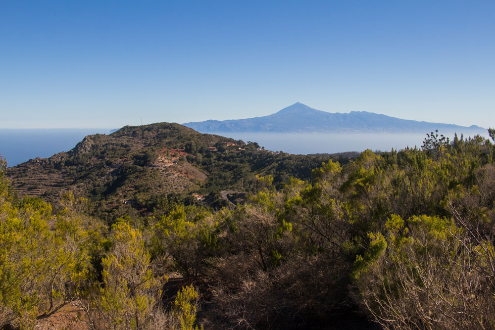 Blick vom Besucherzentrum Juego de Bolas auf Teneriffa