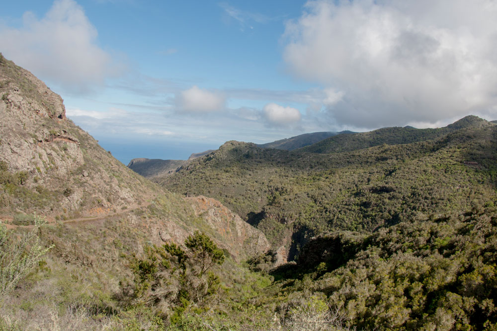 Wanderweg über dem Barranco