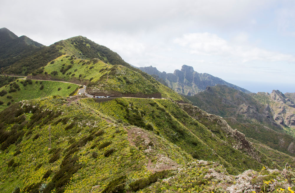 Wanderweg über den Berggrat zum Baracán