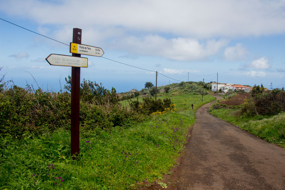 Fahrweg nach Teno Alto TF-51