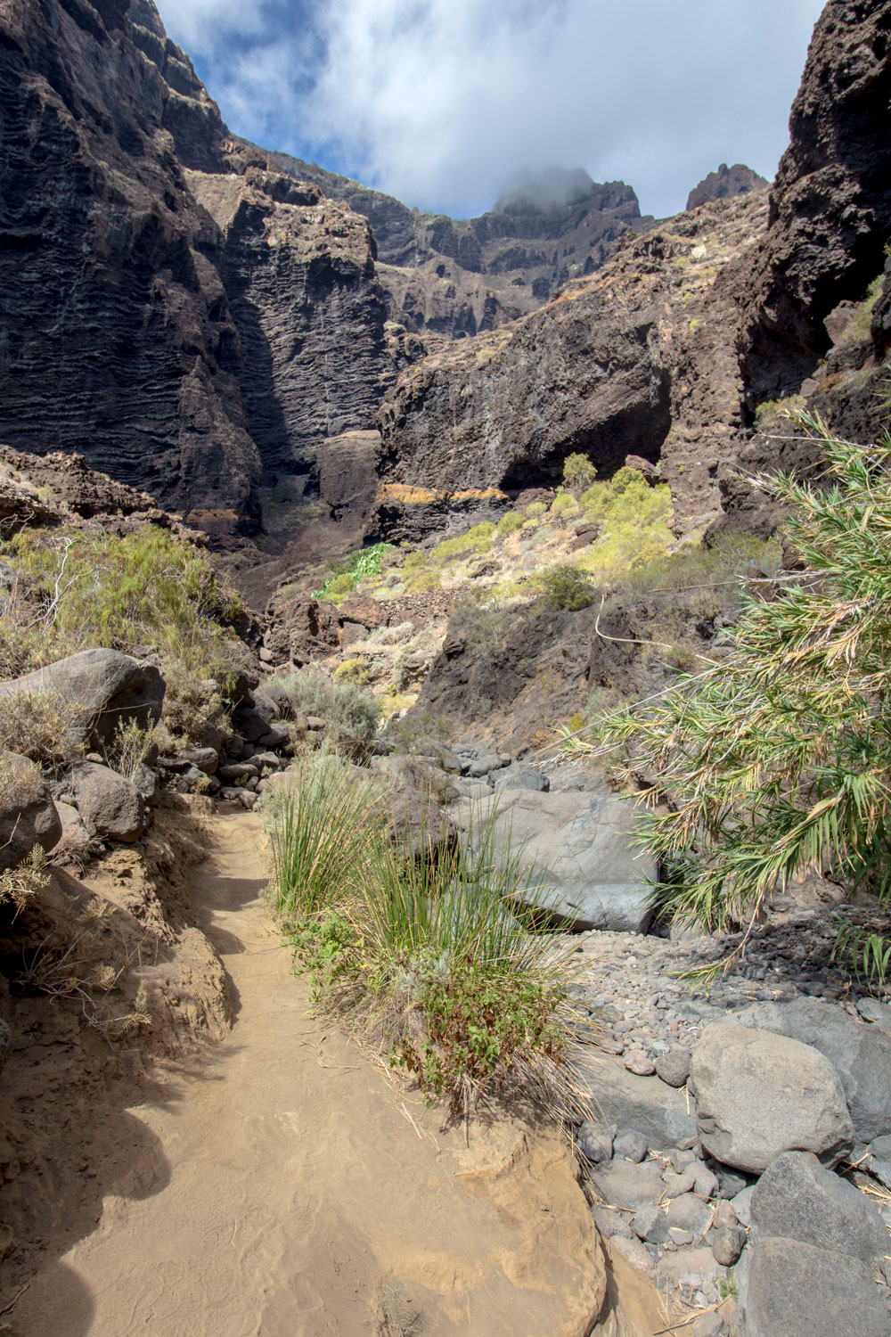 La Gomera - Wanderweg durch einen Barranco