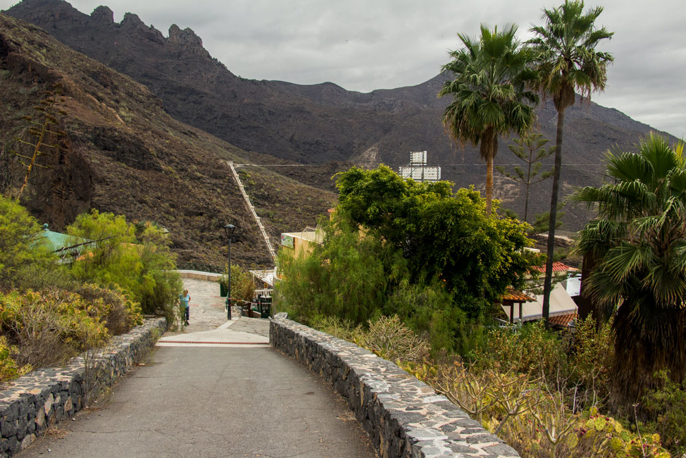 Beginn Wanderweg beim Eingang Barranco del Infierno