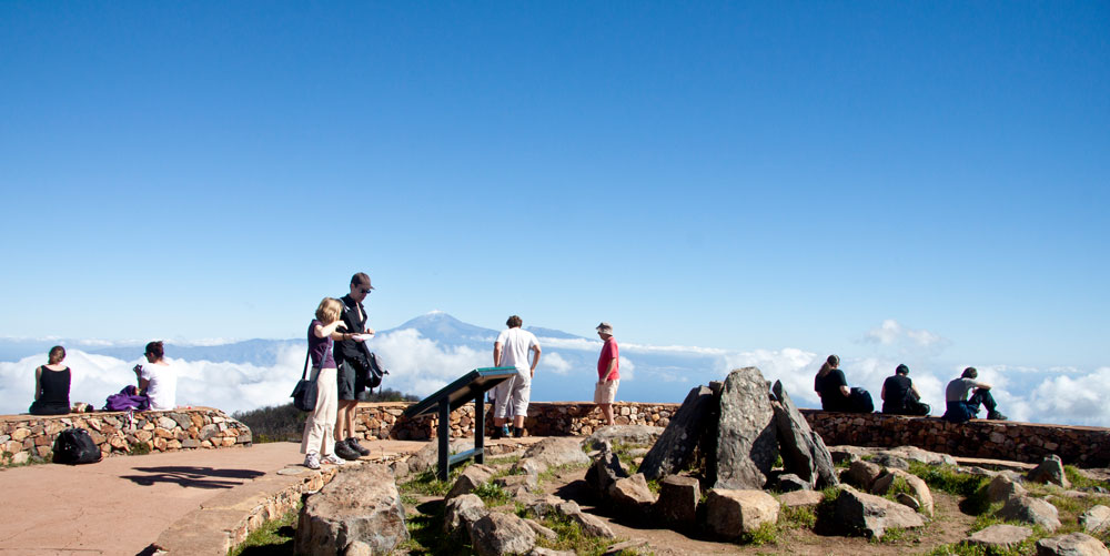 der Gipfel von La Gomera - der Garajonay