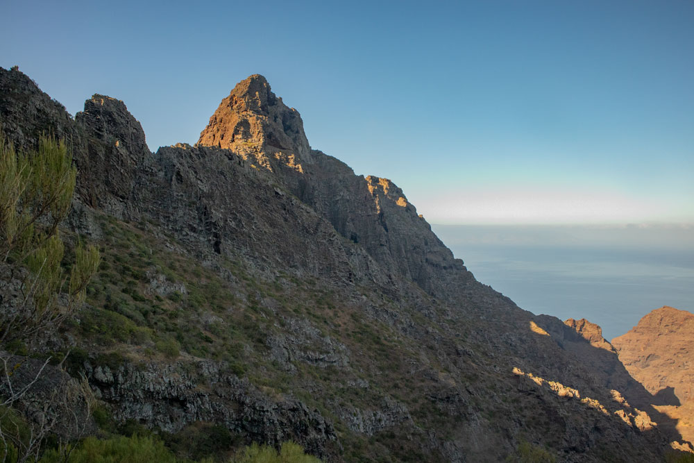 Fortaleza de Masca - mit Blick auf die Schlucht und den Atlantik