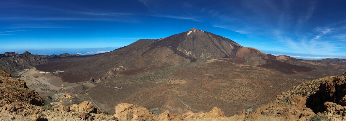 Panorama - Blick vom Guajara auf den Teide