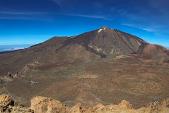 Panorama - Blick vom Guajara auf den Teide