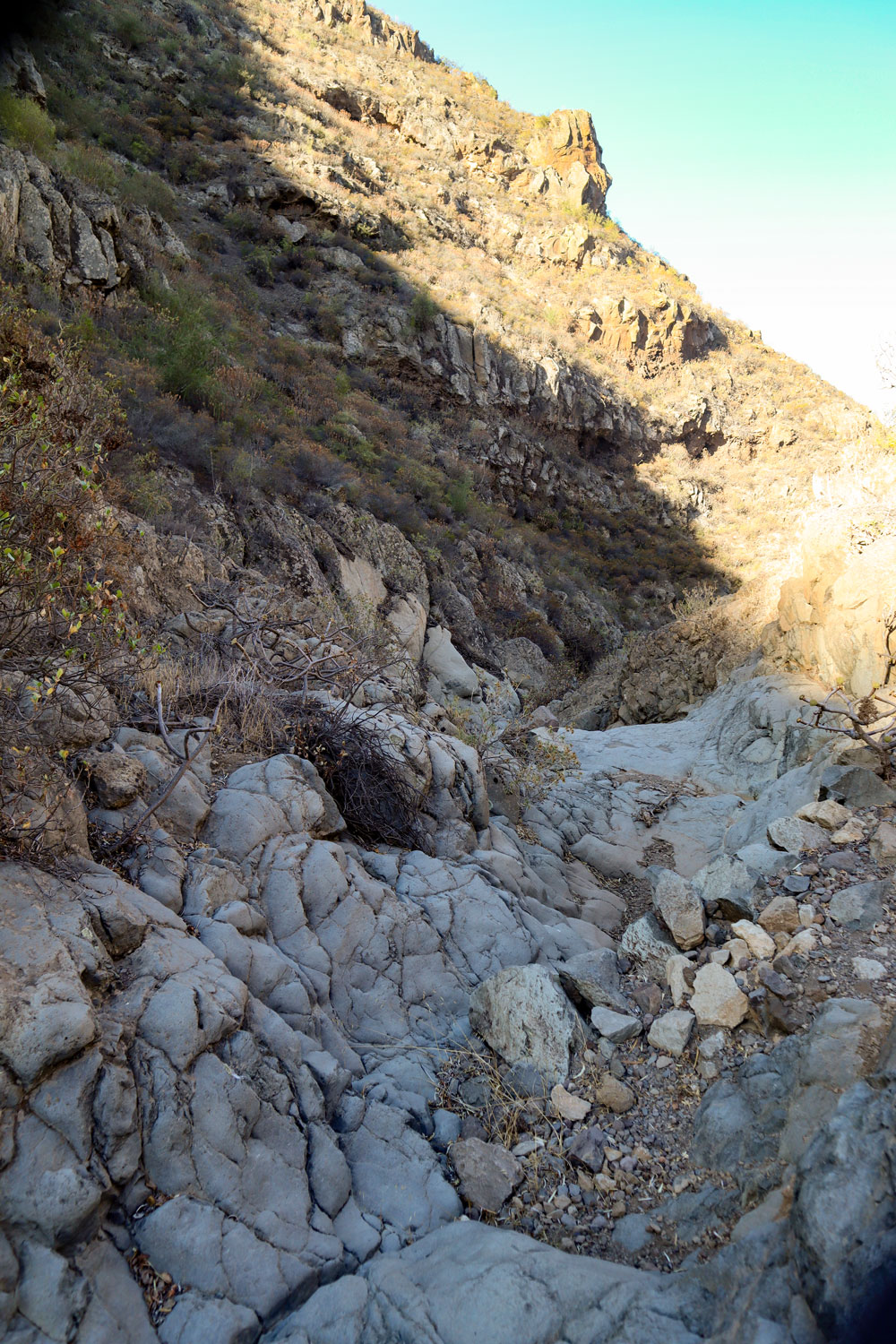Grund des Barranco Pozo