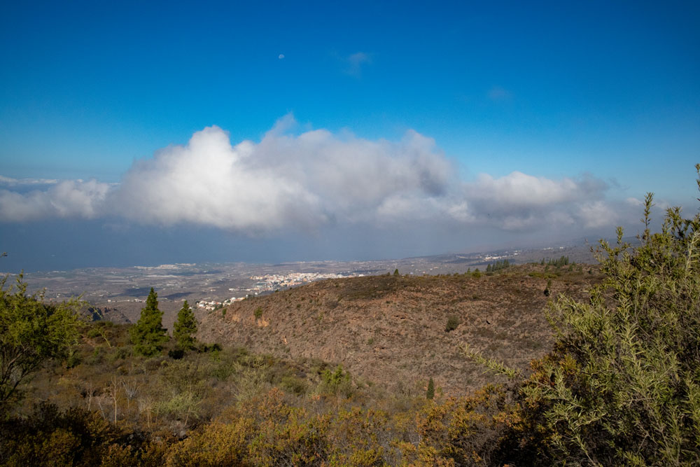 Blick auf die Südwestküste von Teneriffa