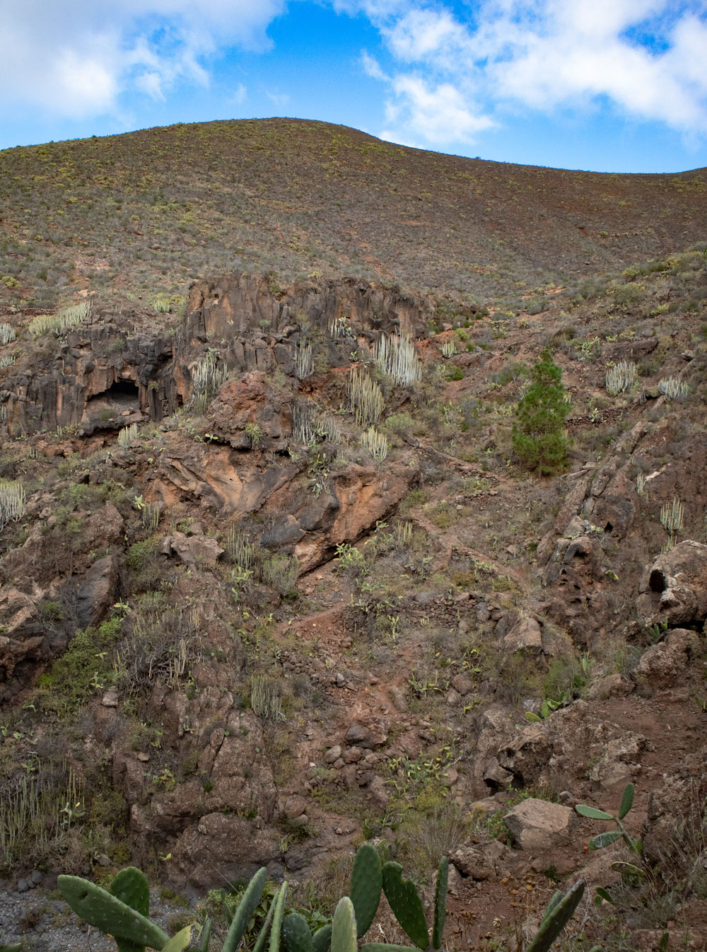 Abgesackter Wanderweg Barranco