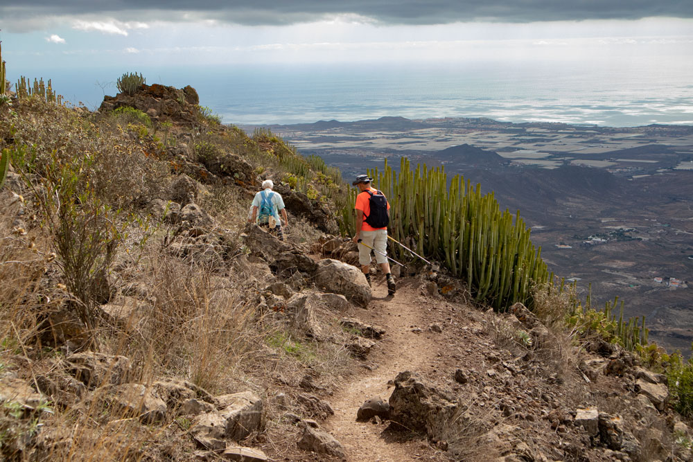Wanderweg Conde in der Höhe