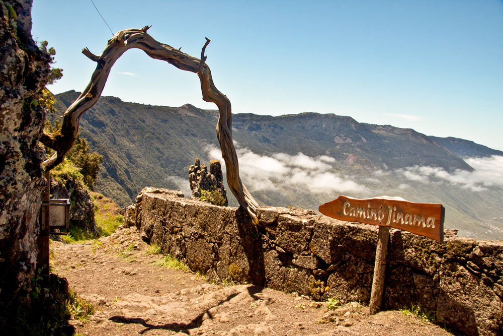 Mirador und Camino Jinama