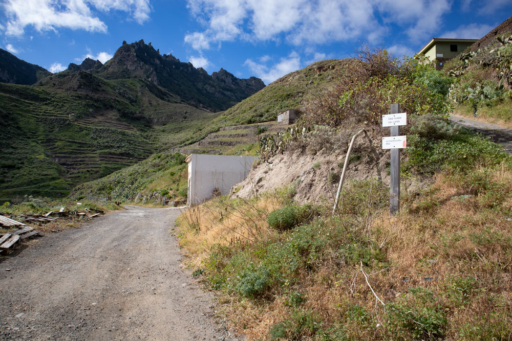 Wanderweg zurück nach Afur