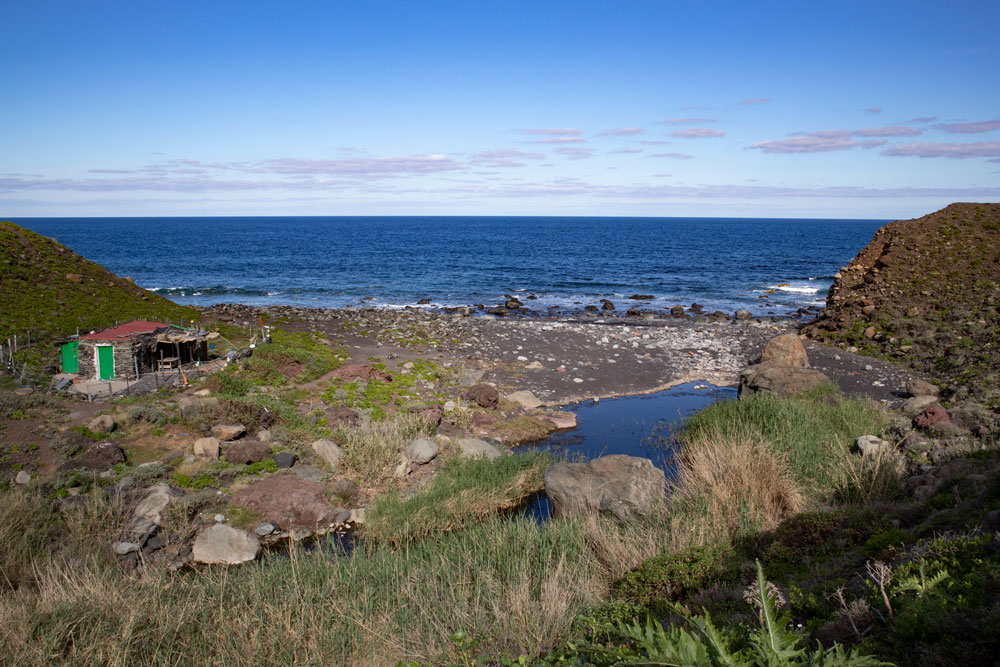 der Strand von Tamadiste