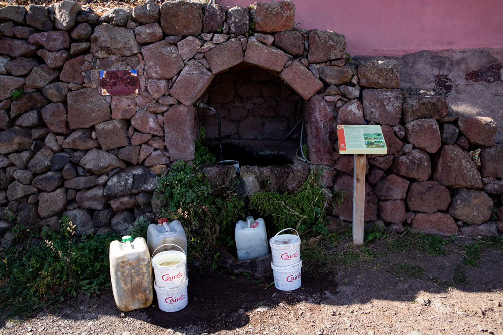 Wasserstelle am Wegesrand