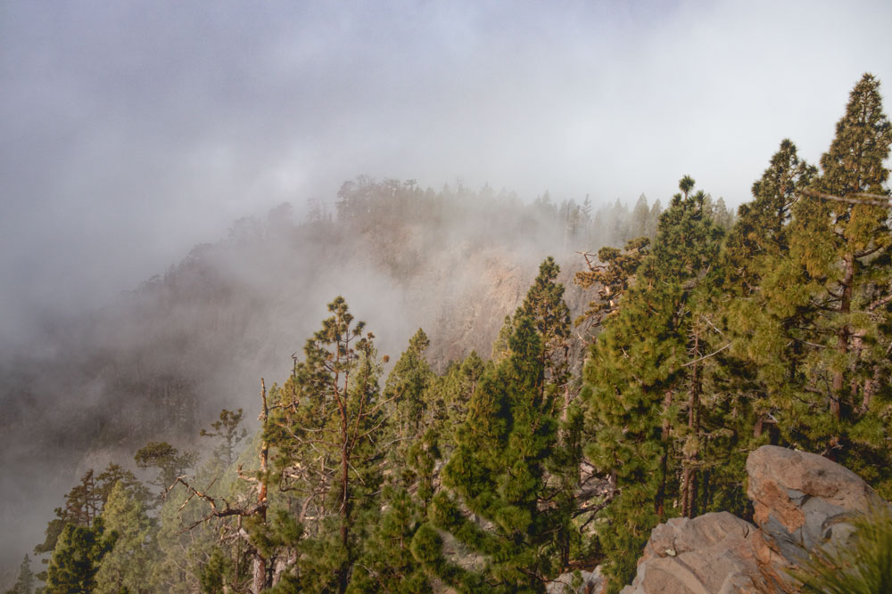 Wolken über dem Barranco