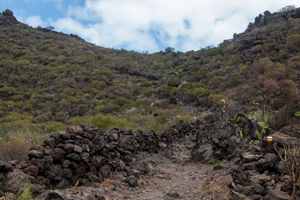 Teno - Camino Real between Tamaimo and El Molledo