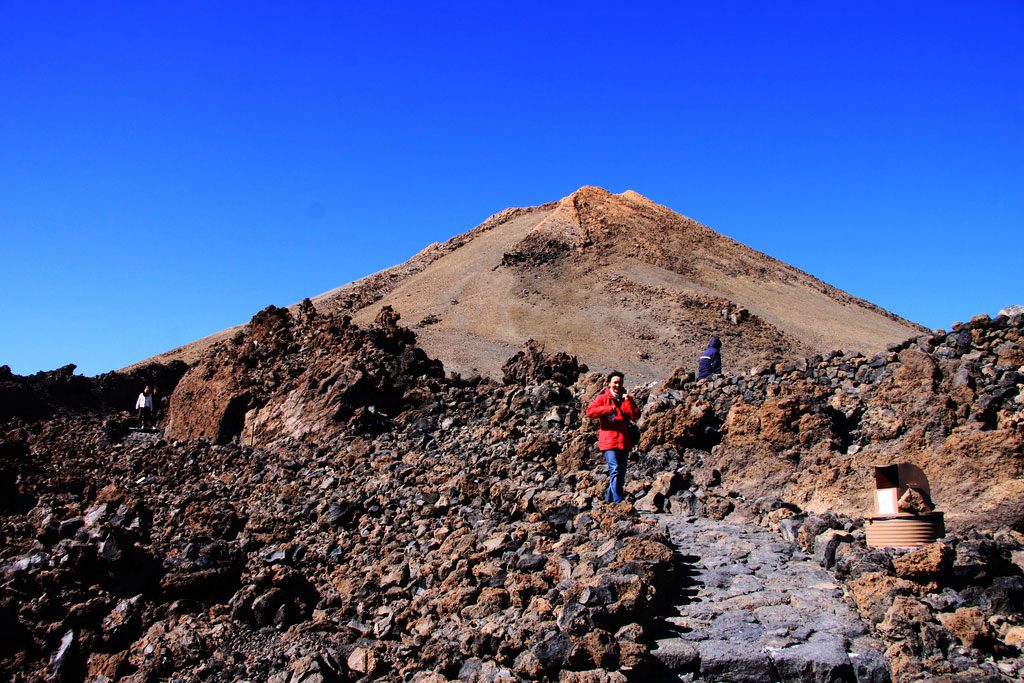 Teide - way on the top