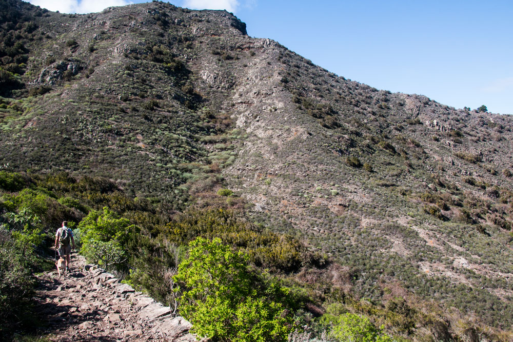 hiking path Erjos - Los Silos