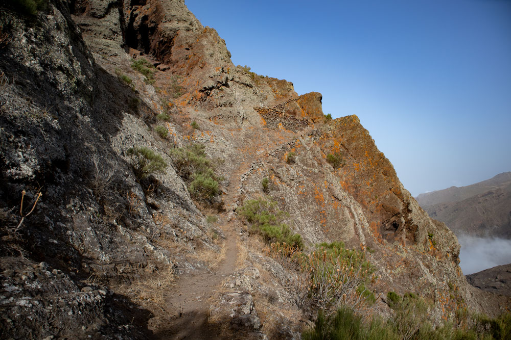 hiking path Carrizal Ridge (Abache Steig)