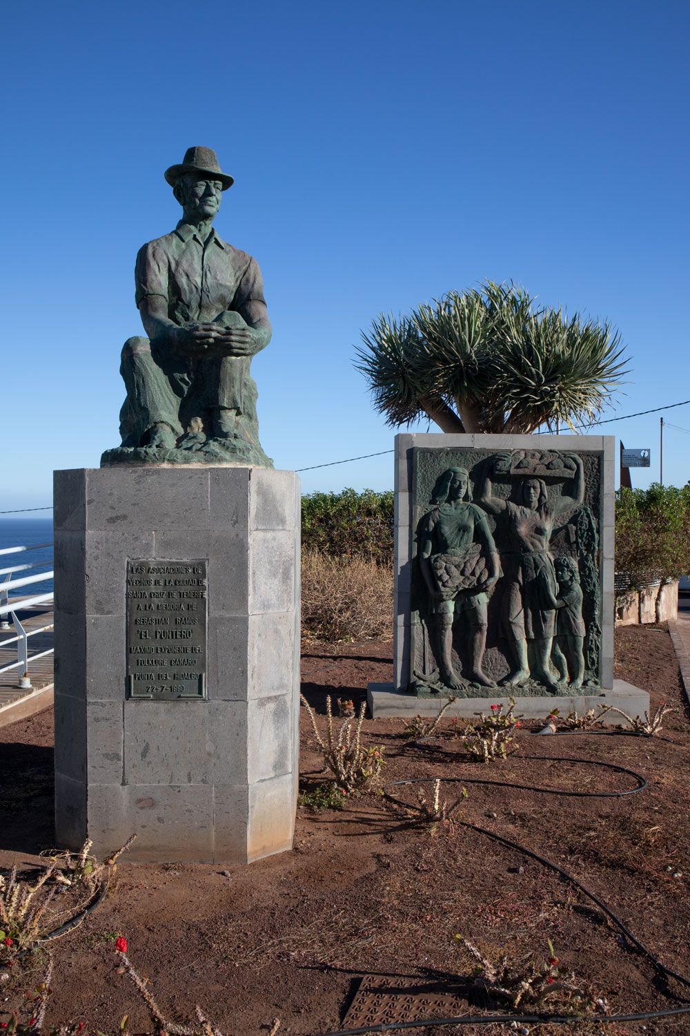 little mirador in Punta del Hidalgo - start of the hiking trail