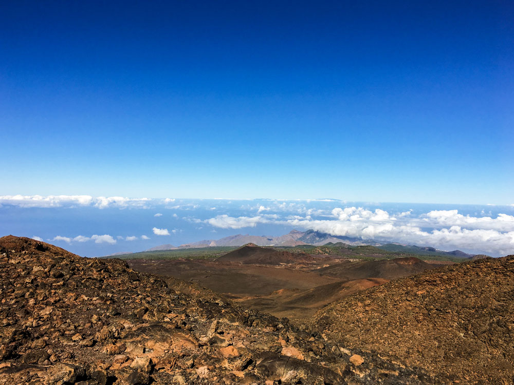 View during ascent to the Teno Mountains