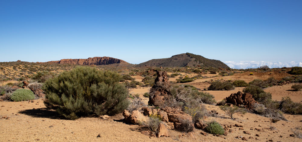 Ebene bei El Portillo mit Blick auf Fortaleza