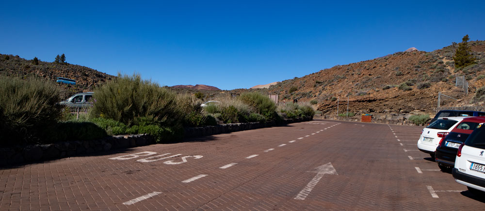 Parkplatz El Portillo Besucherzentrum