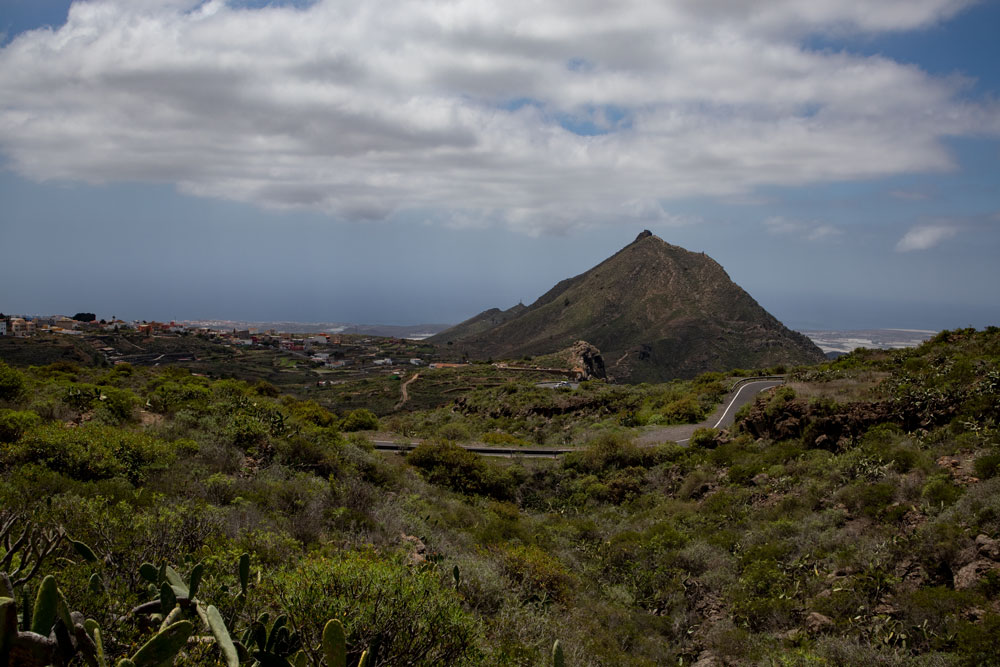 Blick auf den Roque del Jama