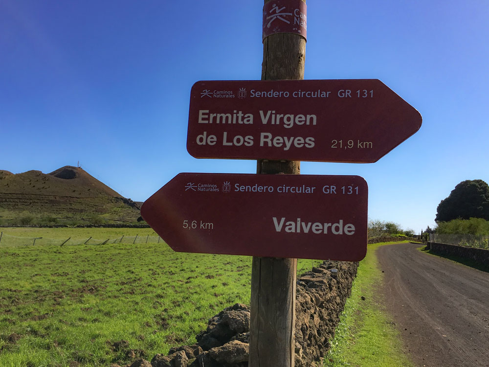 Kreuzung mit dem großen Wanderweg GR 131