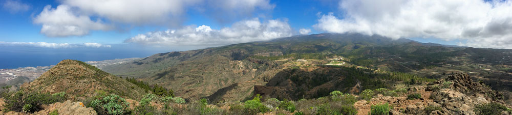 Panorama Ifonche vom Roque Los Brezos