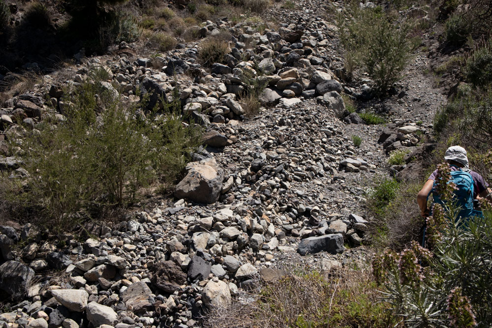 Barranco Grund - die Schlucht von Mañoco