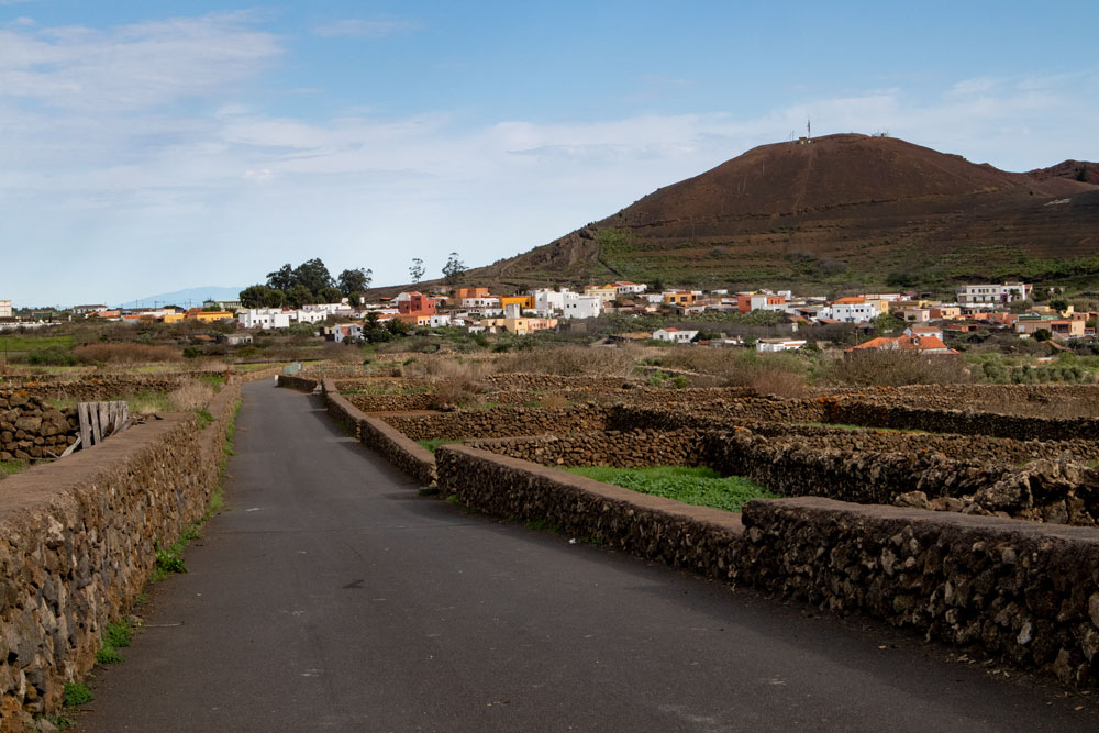 Wander- Fahrweg bei San Andrés