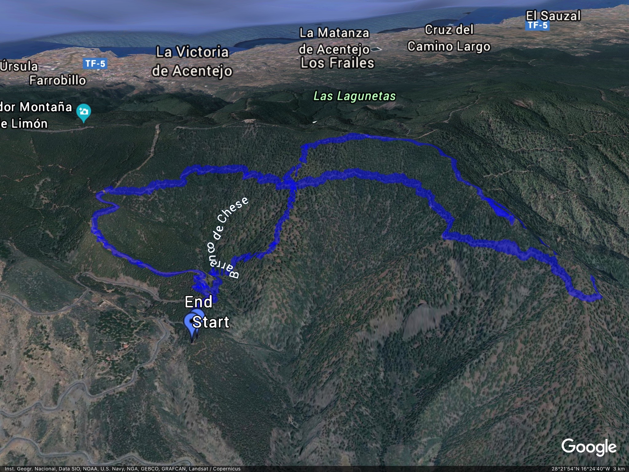 Track Rundwanderung Candelaria