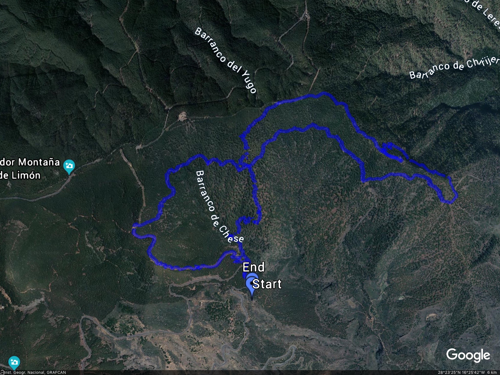 Track Rundwanderung Candelaria