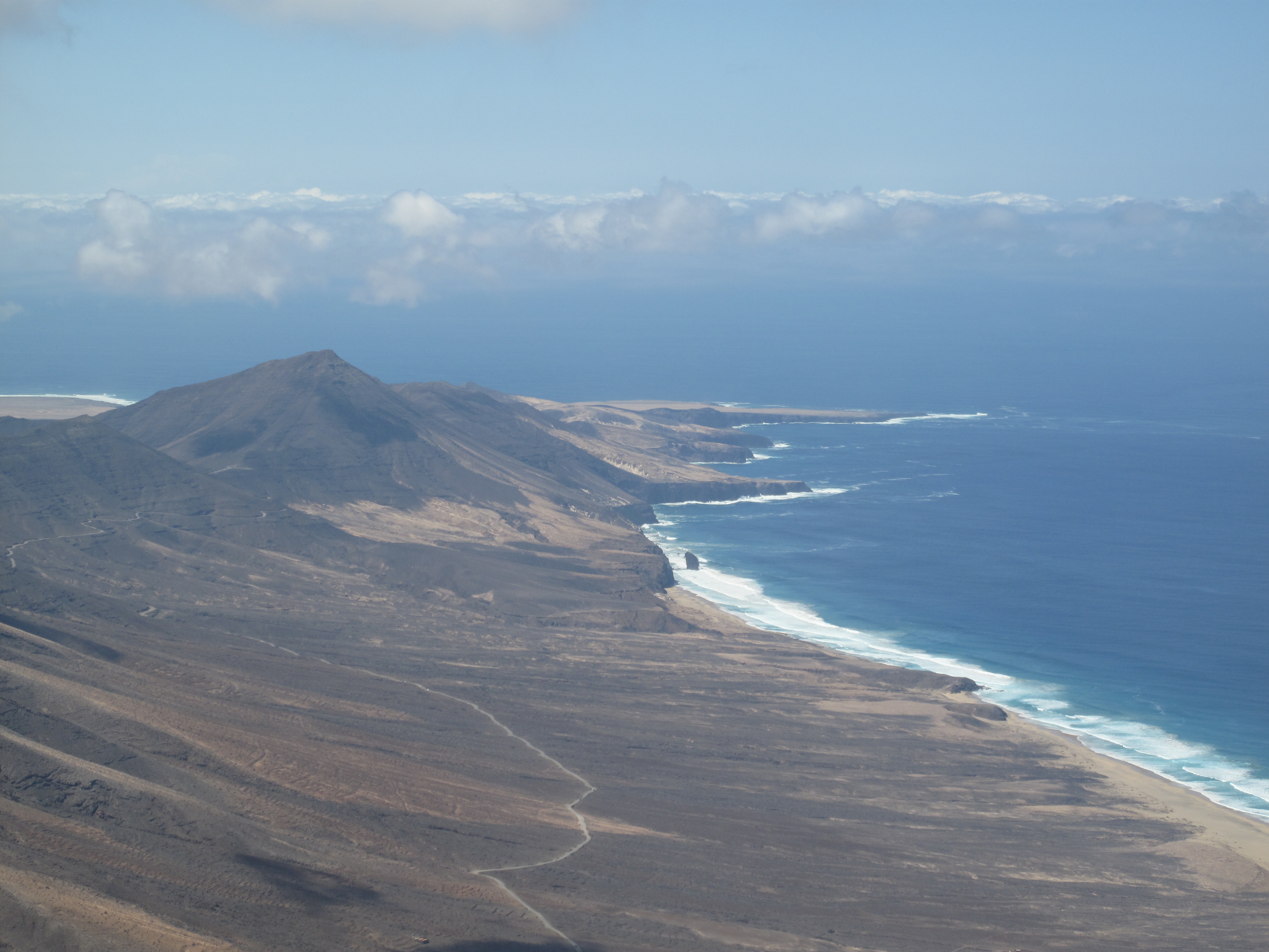 Pico de la Zarza - Blick auf die Küste