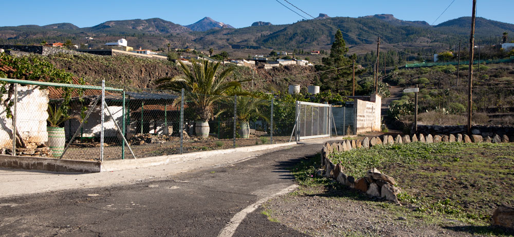 Dreschplatz und Beginn Wanderweg in La Quinta