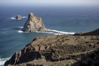 der Weiler Las Palmas mit dem Roque de Dentro