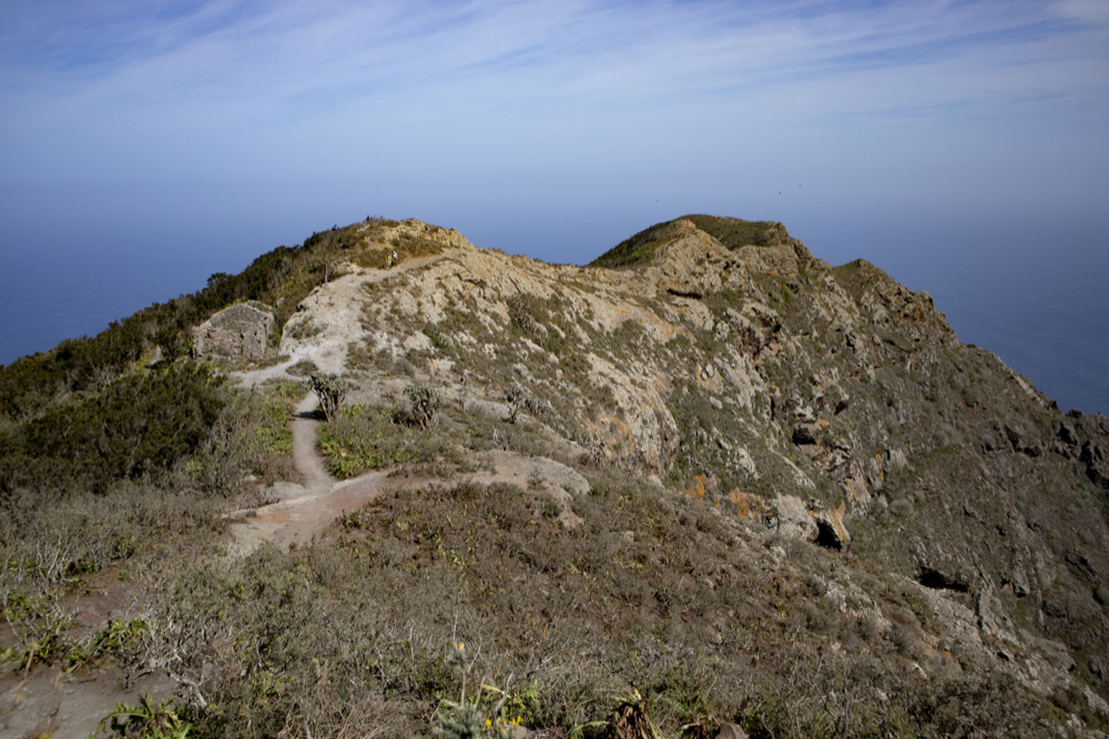 Crossroads of Chamorga, Montaña Tafada and lighthouse Faro de Anaga