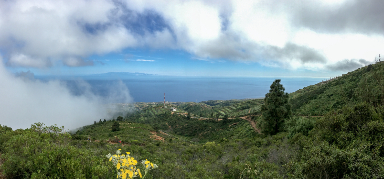 Blick vor dem Einstieg in den Weg nach Gran Canaria