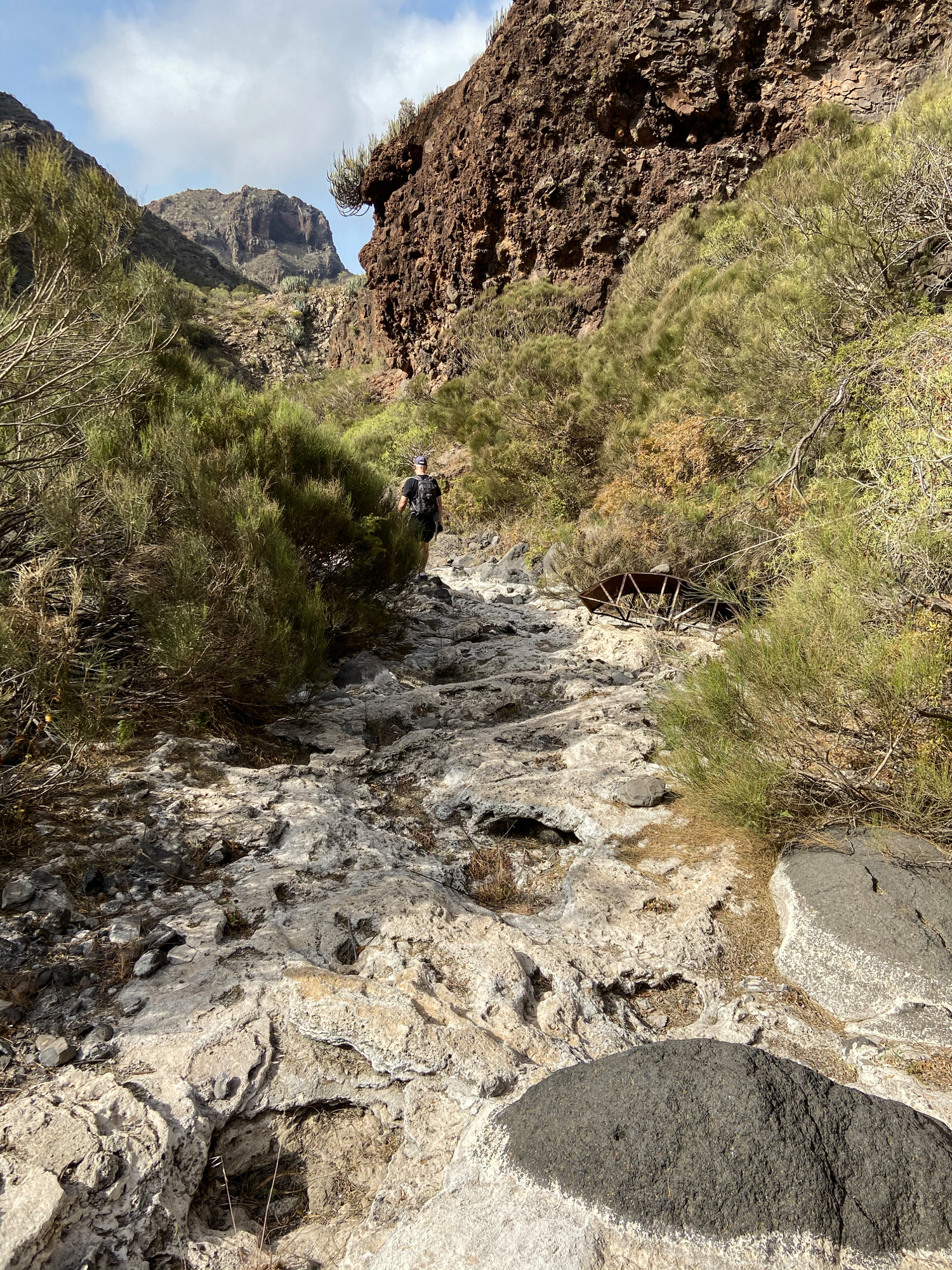 im mittleren Teil des Barranco Natero