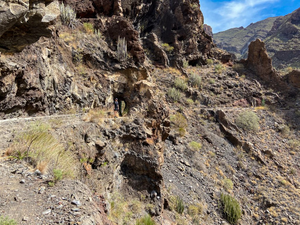 Water channel in Barranco Seco