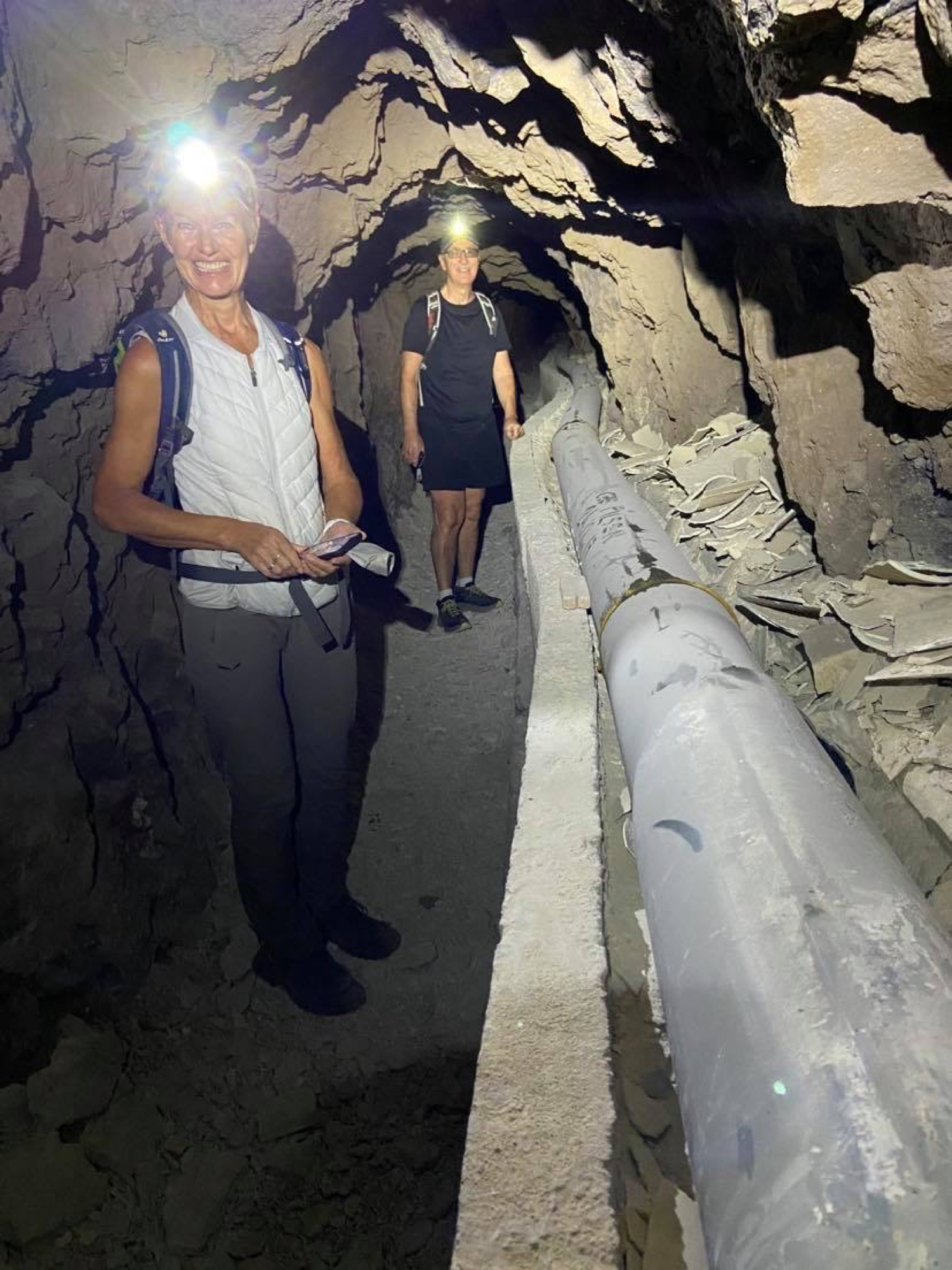 Tunneldurchquerung Weißer Kanal