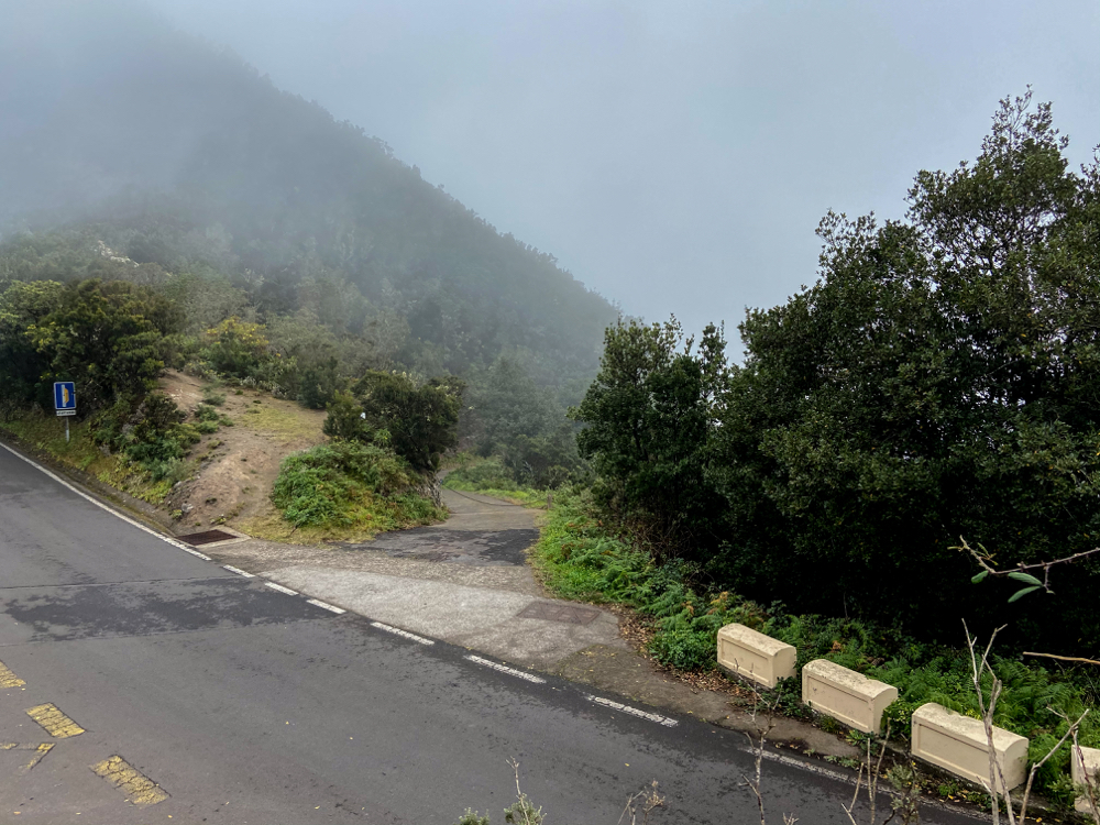 Wanderweg Start unterhalb der Anaga Höhenstraße