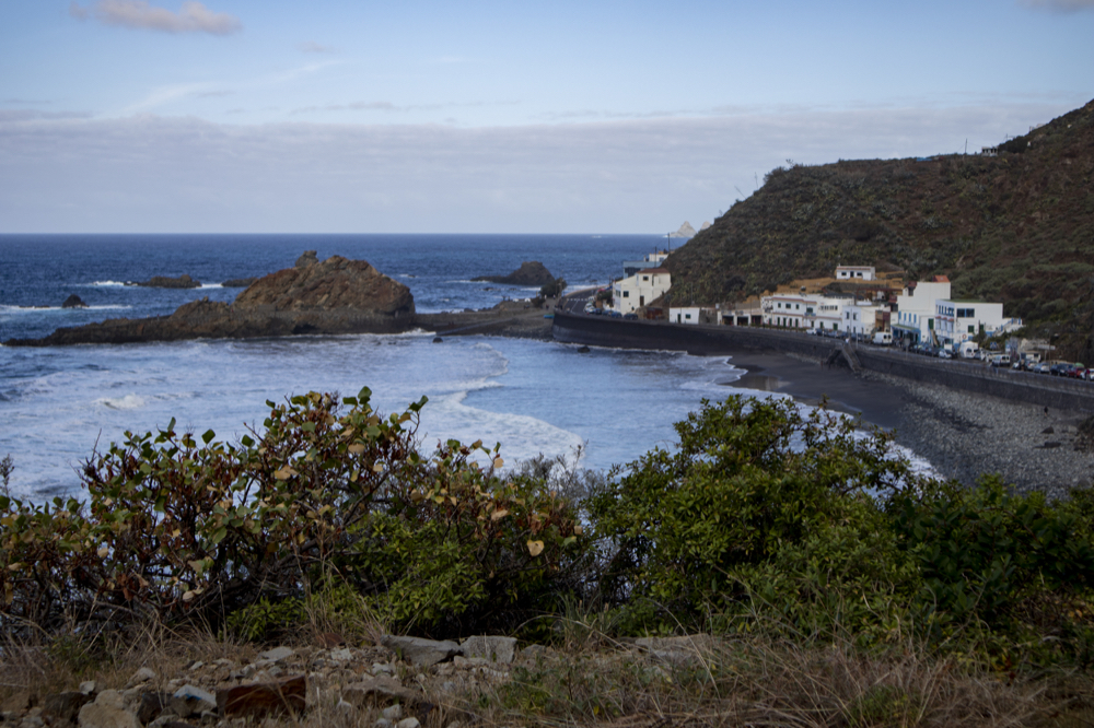 Blick auf den Roque de Bodega und Almáciga