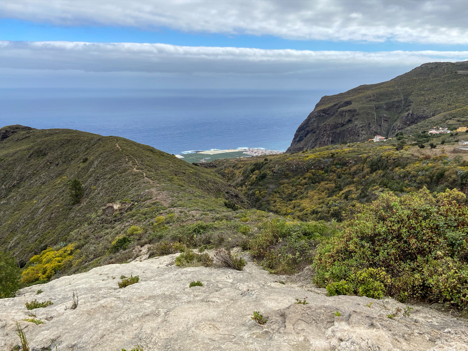 Blick auf Tierra del Trigo und die Küste
